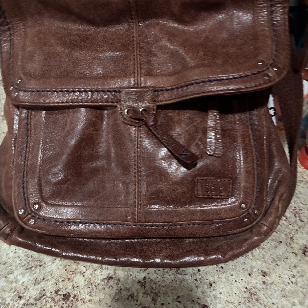 The Sak Brown Leather Backpack